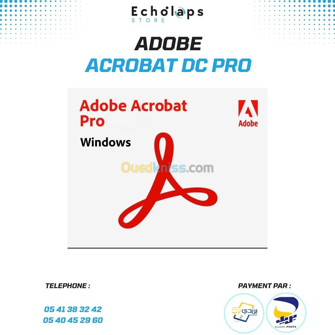 Adobe Acrobat Pro 2024 DC  A Vie