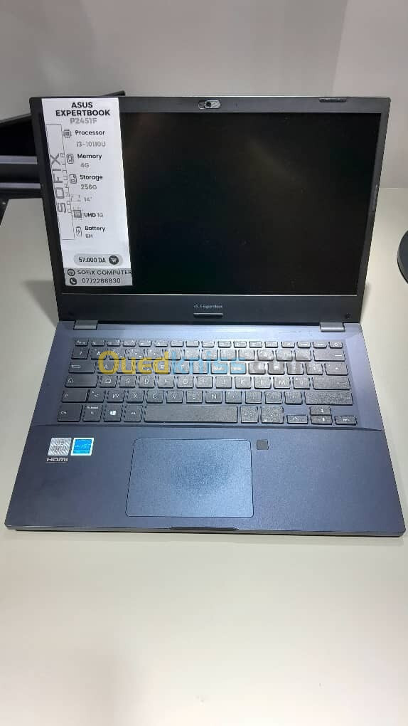 LAPTOP ASUS EXPERTBOOK P2451F I3-10110U 4G 256G 14"