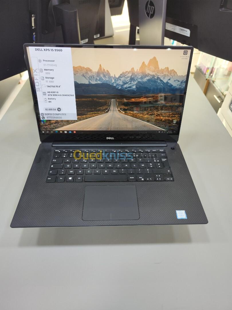 LAPTOP DELL XPS 15 9560 I7-7700HQ 32G 1T SSD CG GTX 1050 4G 15,6".