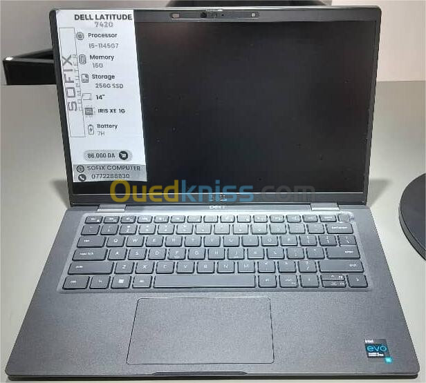 LAPTOP DELL LATITUDE 7420 I5-1145 G7 16G 256SSD 14"