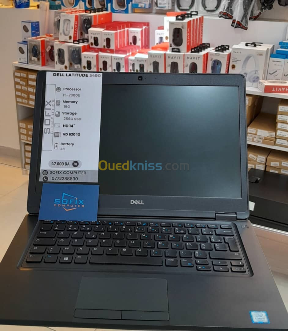 LAP TOP DELL LATITUDE 5490 I5-7300U 16G 256SSD 14"