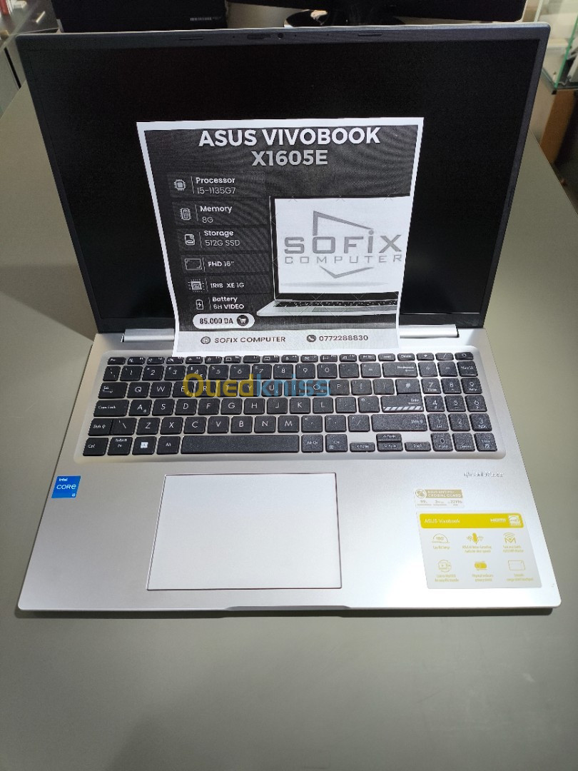 LAPTOP  ASUS X1605EA  I5-1135G7  8G  512SSD 16'