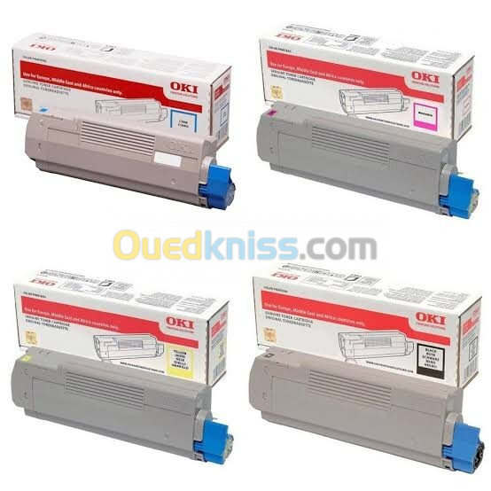 Toner oki 843 pack couleur c.y.m originale /10000 pages 