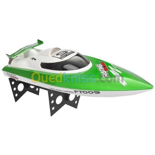 Feilun FT009 Bateau RC de course à grande vitesse avec télécommande électrique 35KMH  - Vert