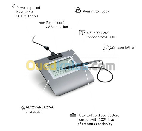 Wacom STU-430-CH TABLETTE DE SIGNATURE LCD STU-430 IN Signature Pad - Tablette graphique