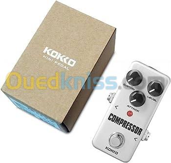 KOKKO FBS2 Pédale de compresseur Mini Pédale d'effet de guitare portable