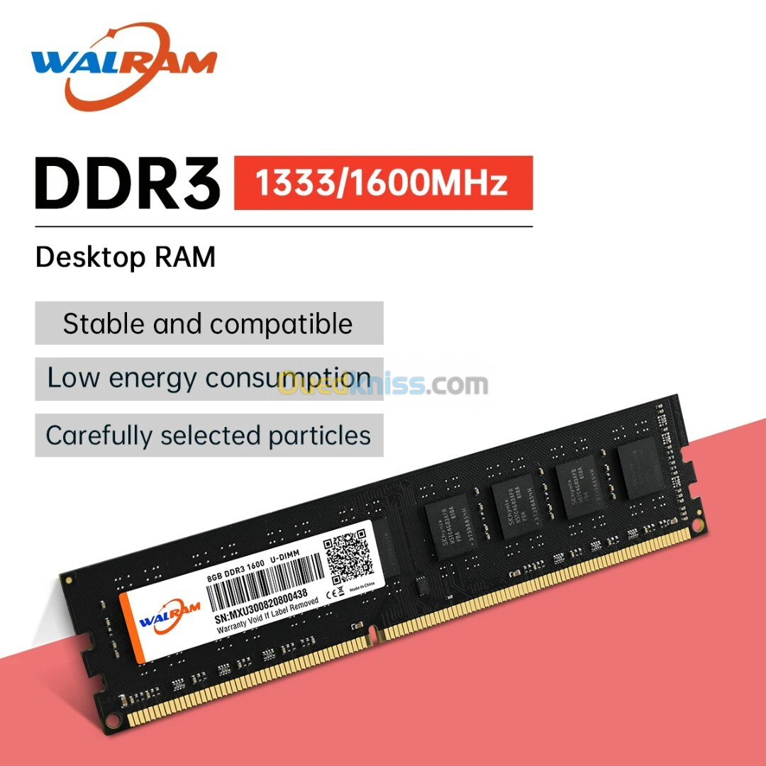 RAM 8 Go DDR3