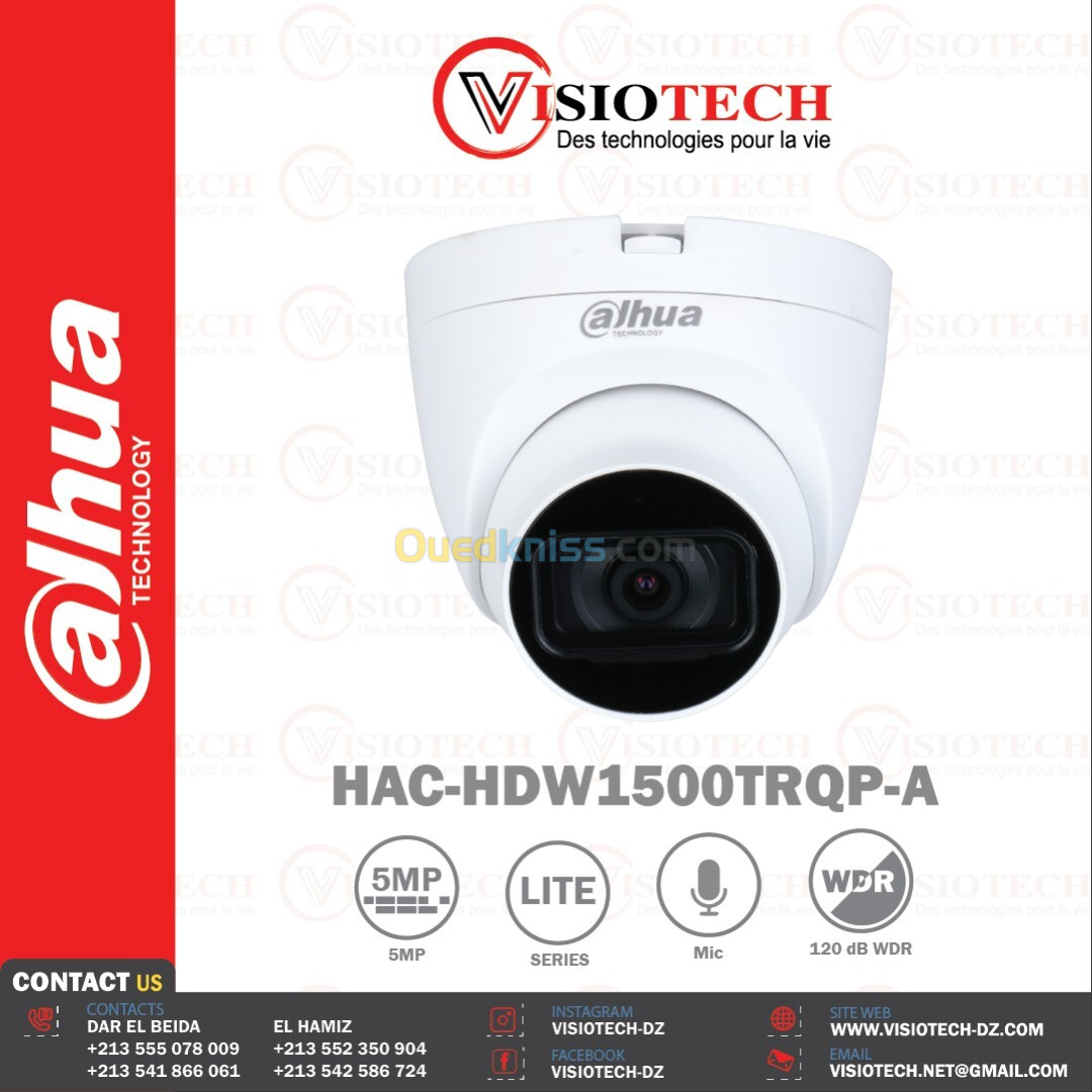 caméra de surveillance  HAC-HDW1500TRQP-A