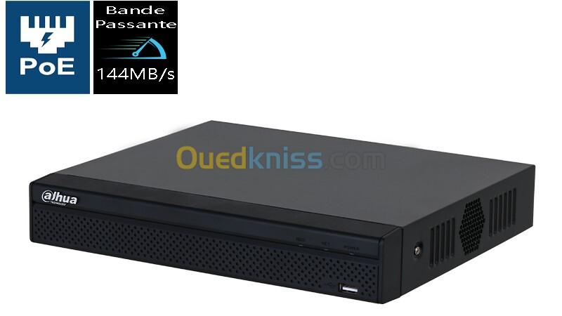 ENREGISTREUR VIDEO RESEAU 4CH /8CH/ 16CH POE DAHUA TECHNOLOGY