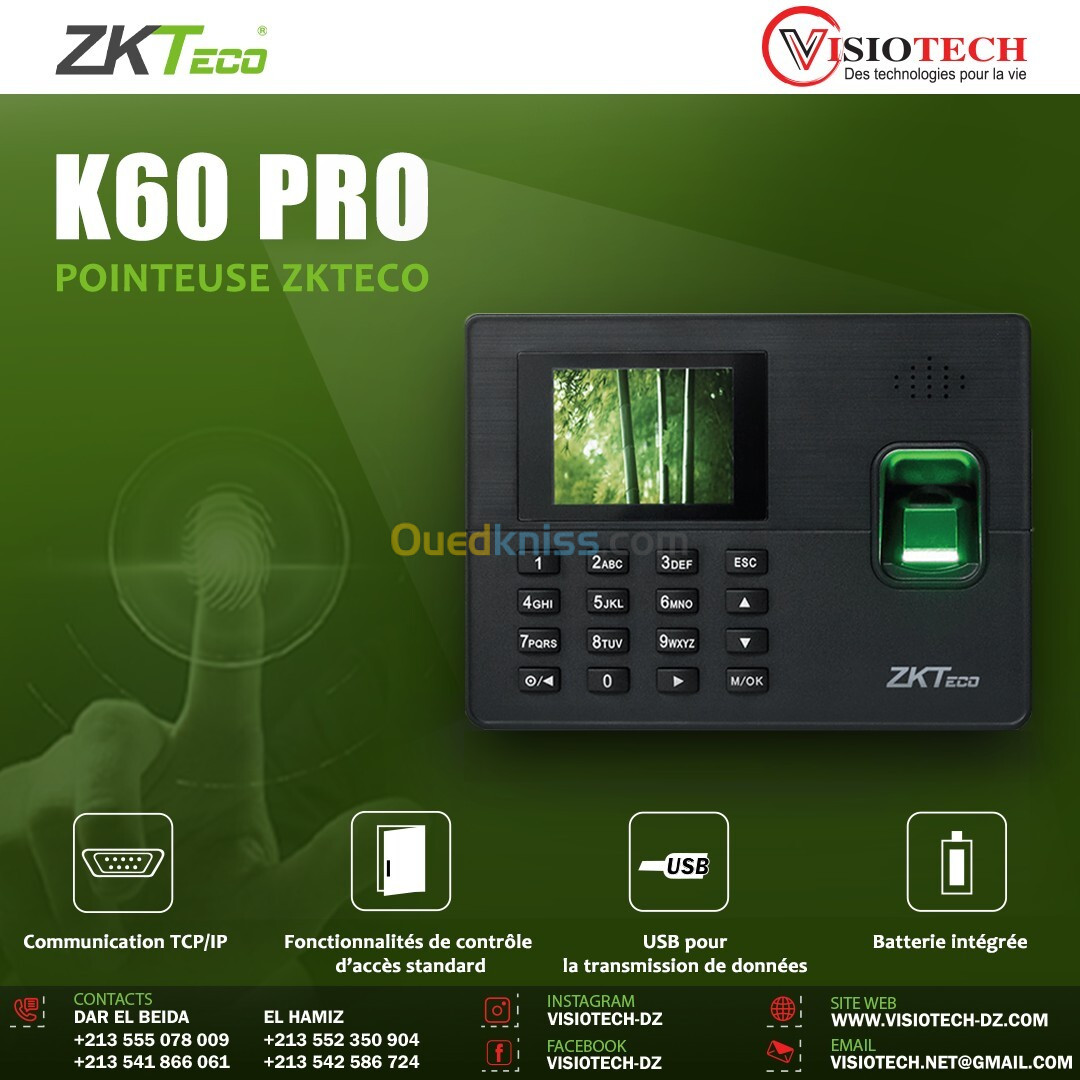  le ZKTeco K60 Pro