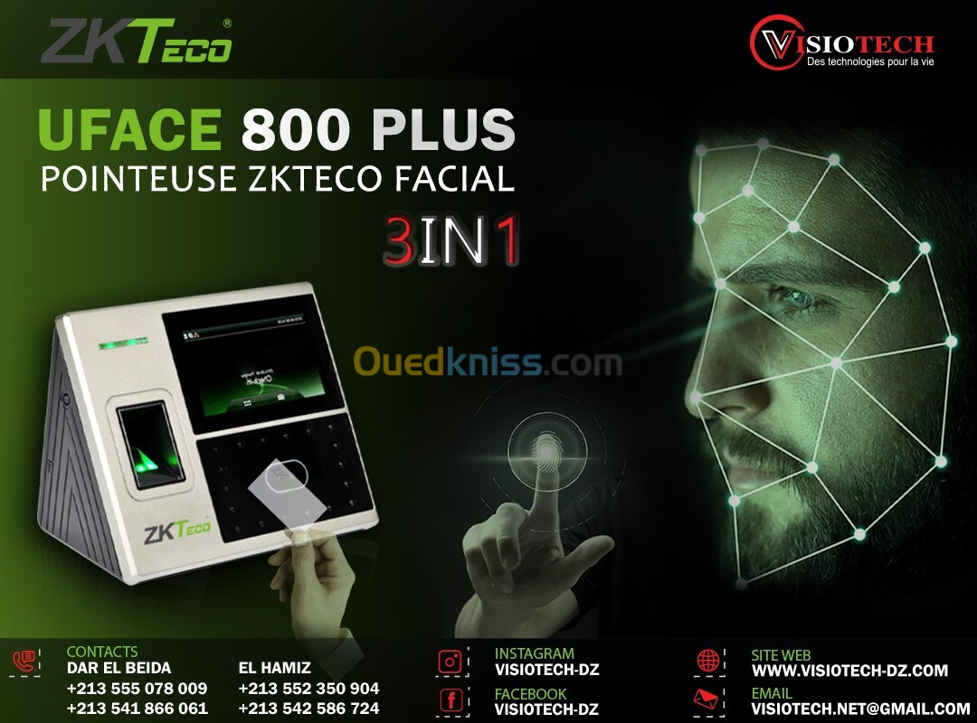 ZKTeco uFace 800 Plus