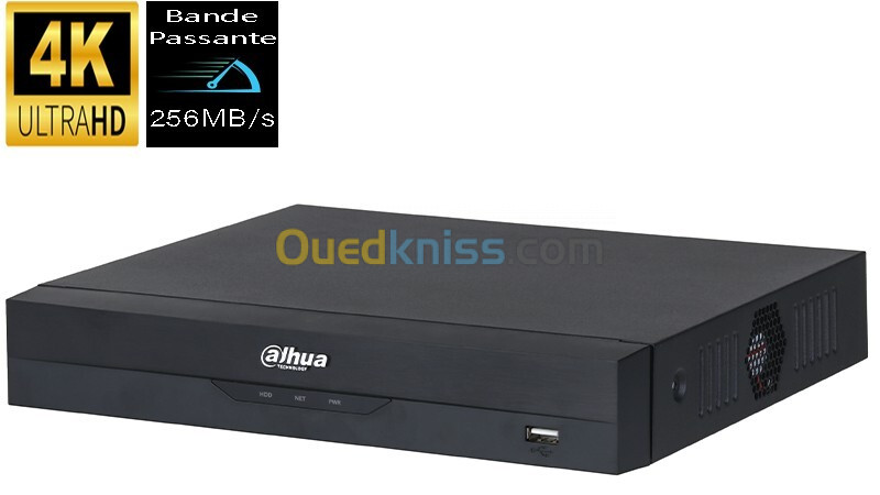 ENREGISTREUR VIDEO RESEAU 16CH 1HDD/ 2HDD 256Mbps DAHUA TECHNOLOGY