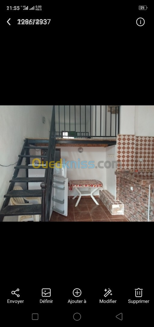 Location Appartement F2 Tipaza Cherchell