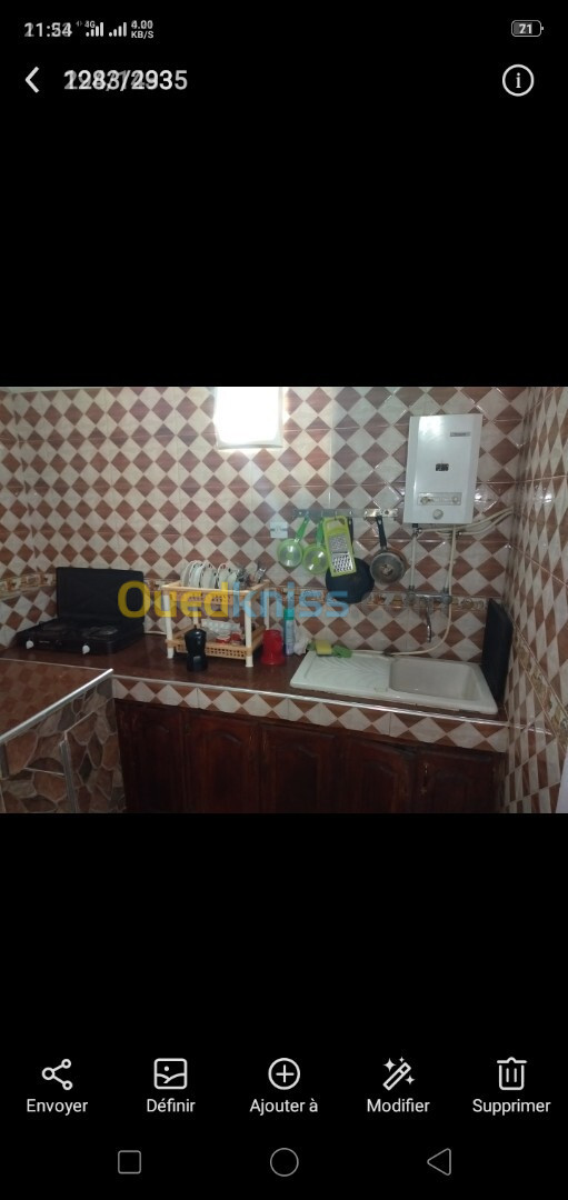 Location Appartement F2 Tipaza Cherchell