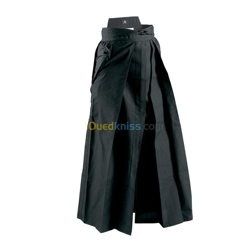 Pantalon Aïkido Hakama Adulte -Noir - L