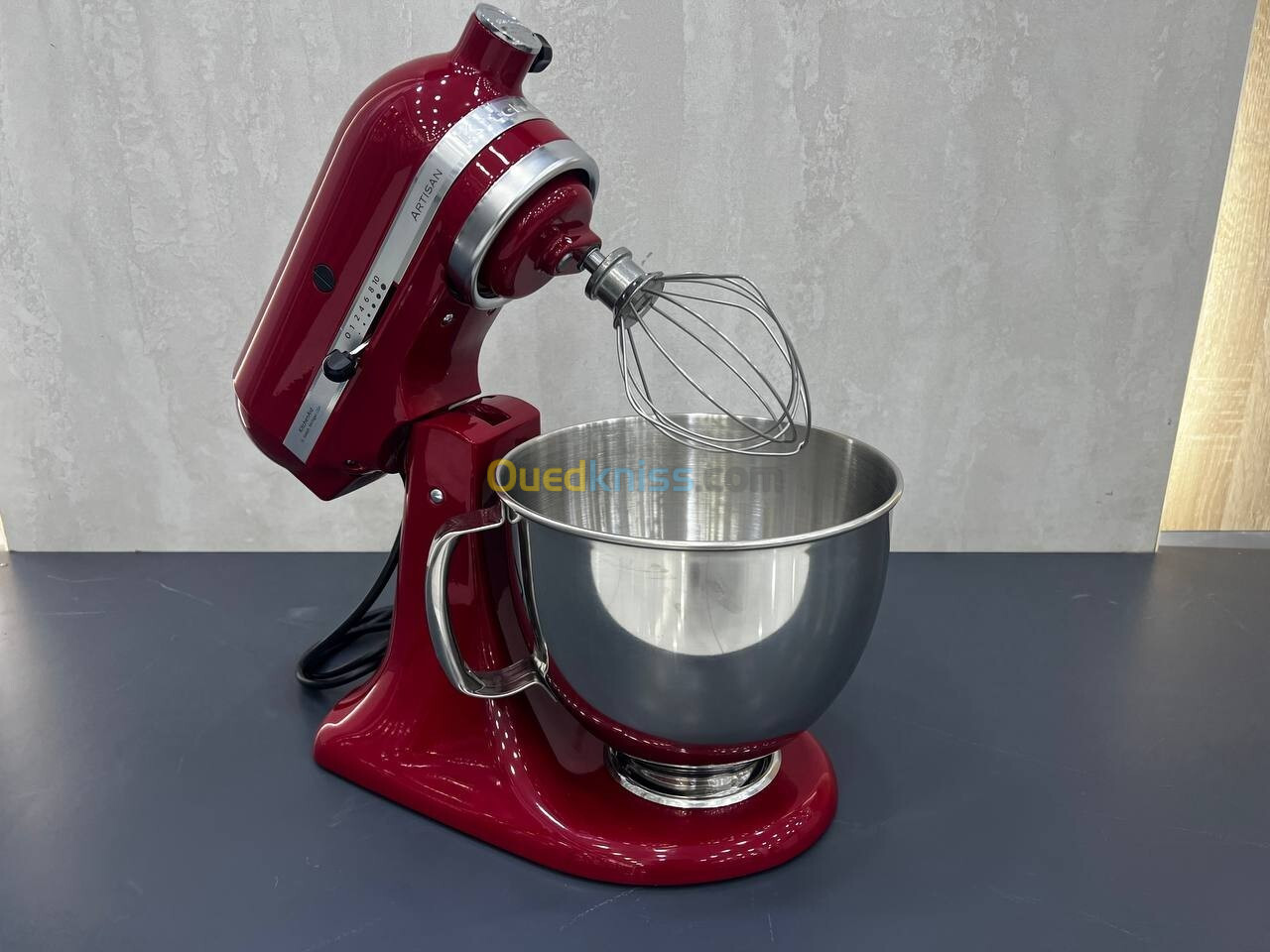 PETRIN KITCHEN AID ARTISAN 4.8 L POMME D'AMOUR 300 W BATTEUR PLAT CROCHET PETRISSEUR