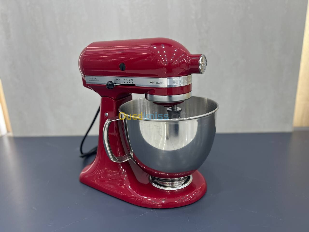 PETRIN KITCHEN AID ARTISAN 4.8 L POMME D'AMOUR 300 W BATTEUR PLAT CROCHET PETRISSEUR