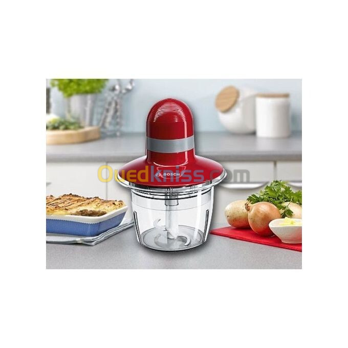 Bosch Mini Hachoir 400W Rouge.