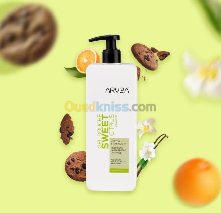 Gel douche bio avec une odeur magnifique homme et femme 