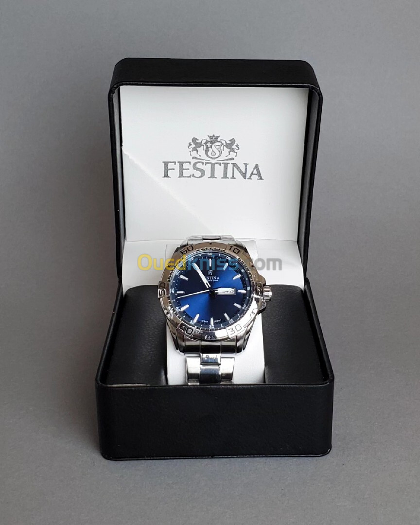 Festina Bleu edition + la boitier 