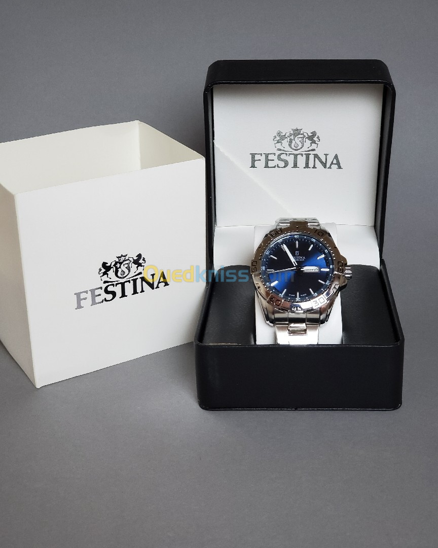 Festina Bleu edition + la boitier 