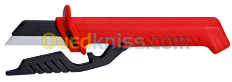 Couteau d'électricien pour câbles , marque Knipex , Re : 98 56 , made in germany .