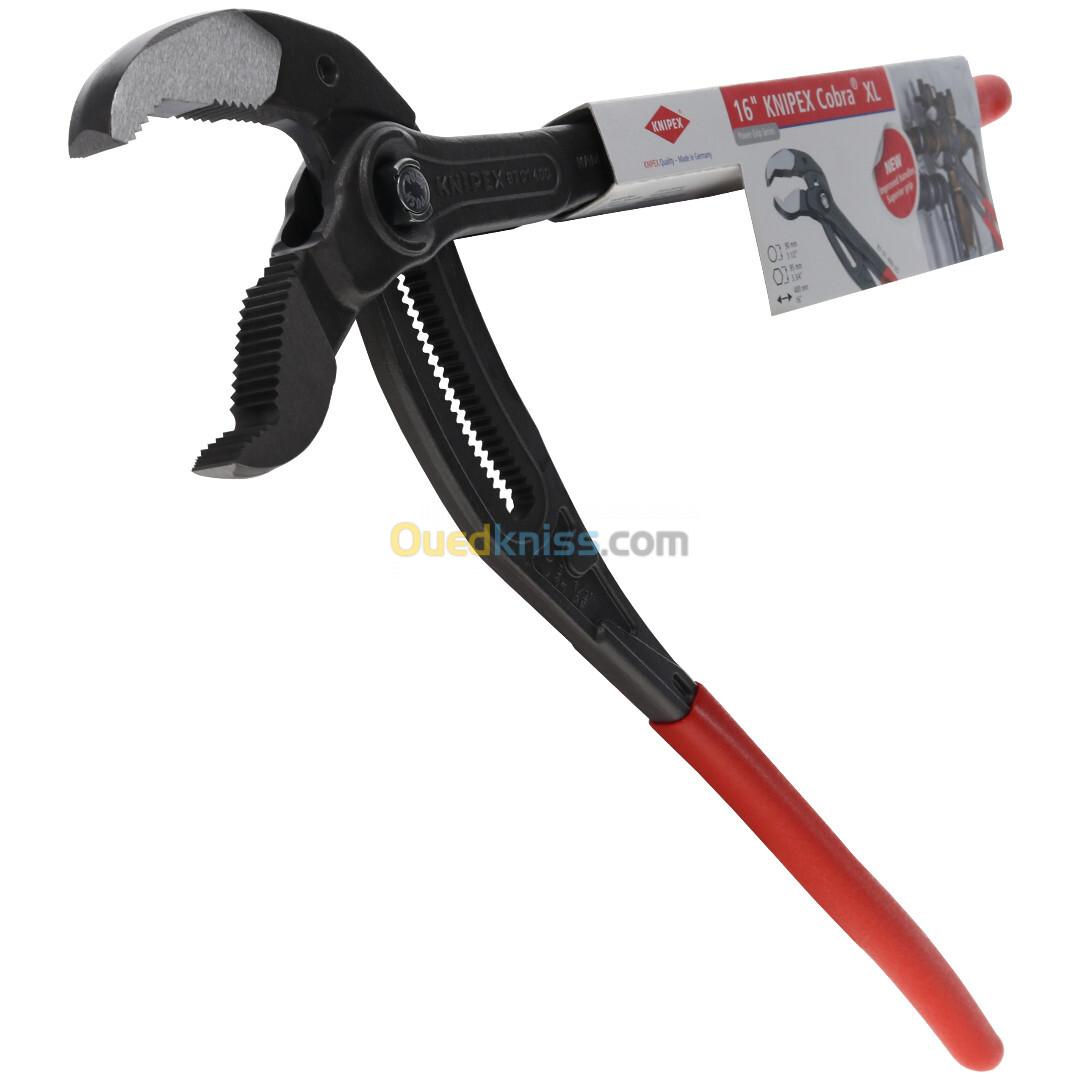 Pince multiprise Cobra XL , marque Knipex , L : 400 mm , avec bouton de réglage , made in germany .