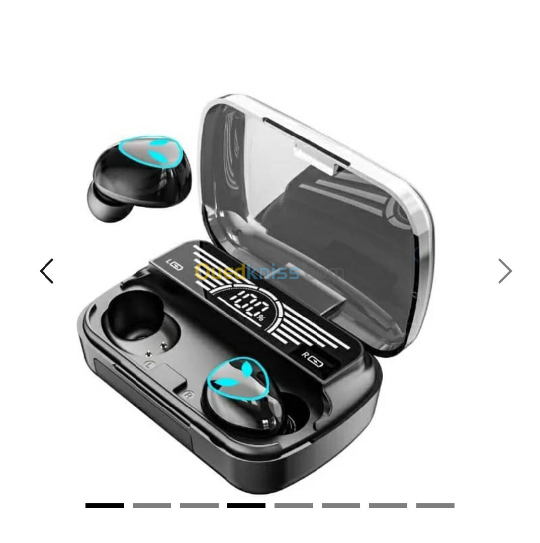 M20 Earbuds V5.3 Bluetooth Sans Fil et Power-Bank de Charge 