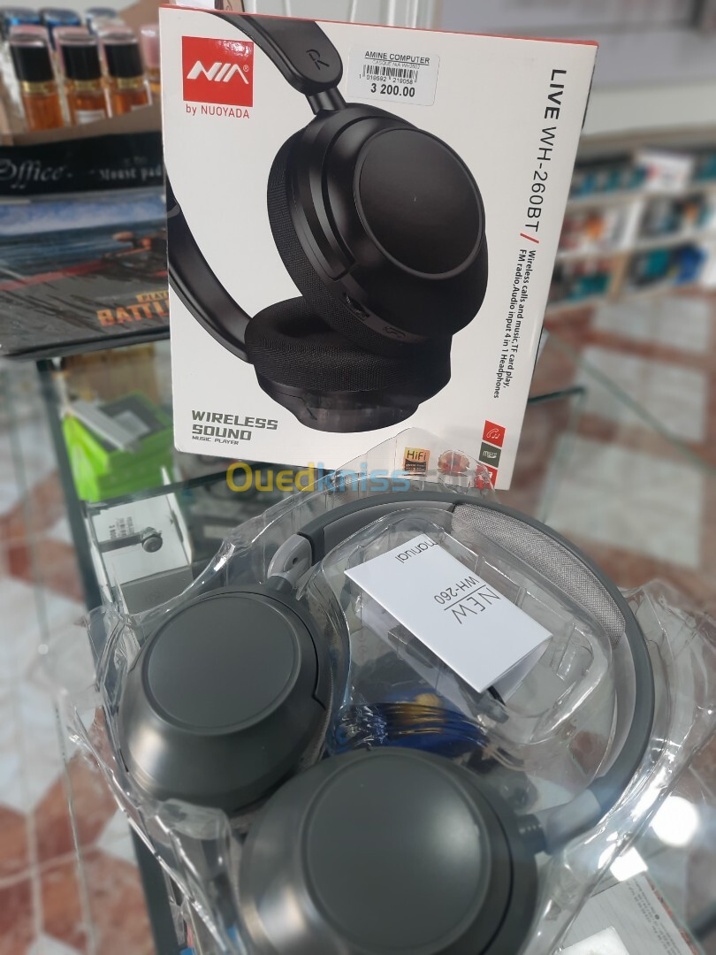 Casque Bluetooth Sans Fil NIA