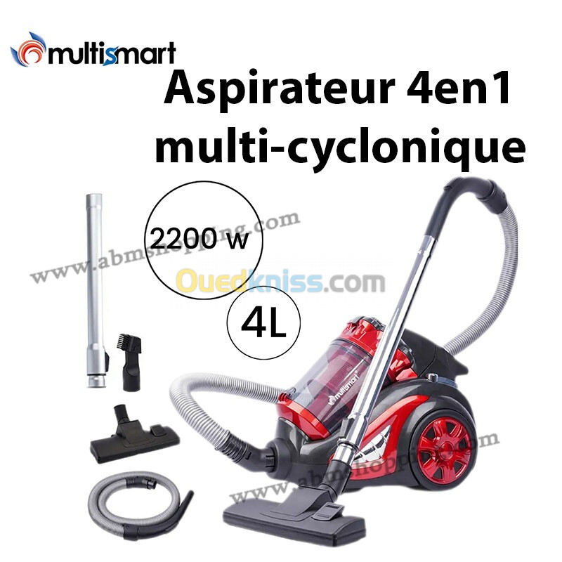 Aspirateur 4en1 multi_cyclonique multi smart 