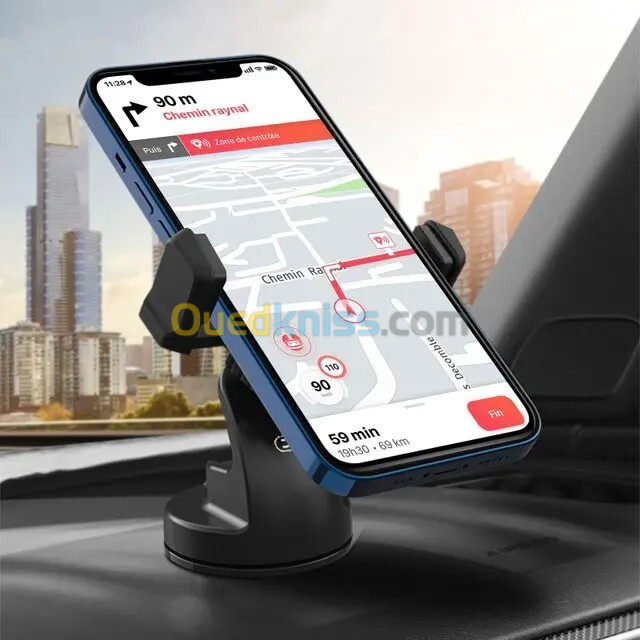 Support de Voiture Smartphone XO Fixation Ventouse Tableau de Bords C88