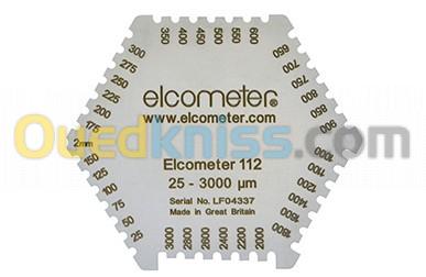 Elcometer 112 Peignes hexagonaux pour film humide (Acier Inoxydable) Elcometer 112