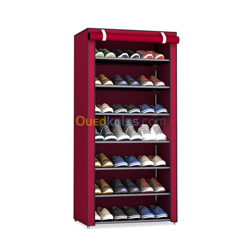 Armoire Chaussures 7 niveaux étagères 21 paires ou plus très pratique pour Salon, Chambre et Entrée