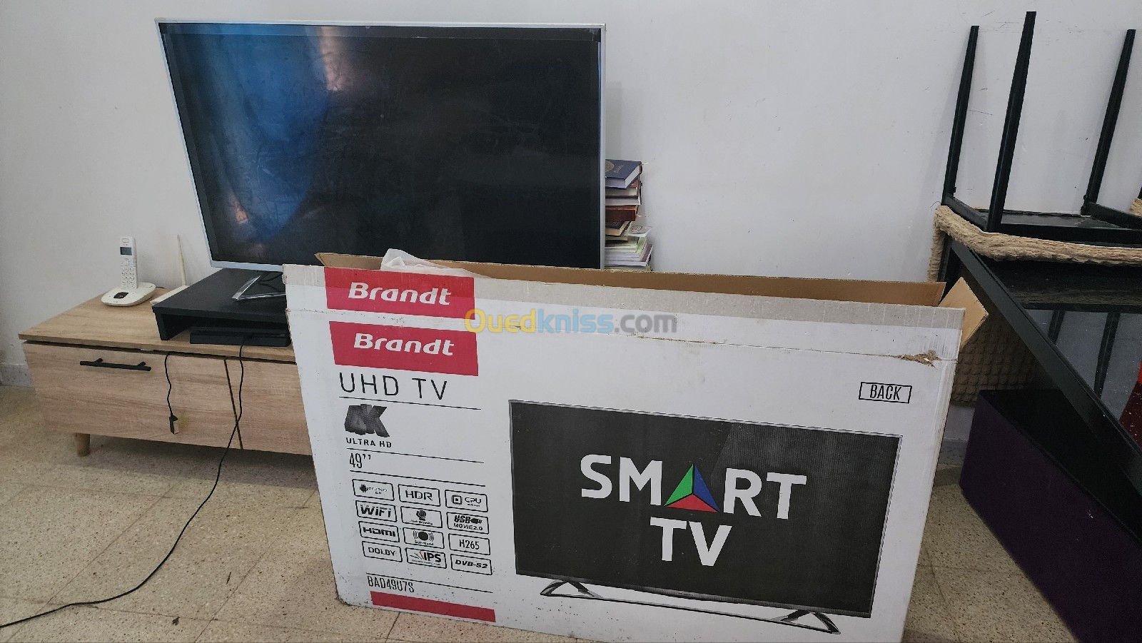 Tv brandt smart 4K 49" 