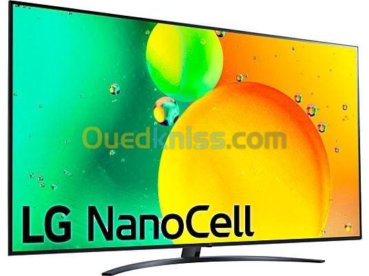 TV LG NANOCELL 75" SMART 4K 75NANO766QA EUROPÉEN