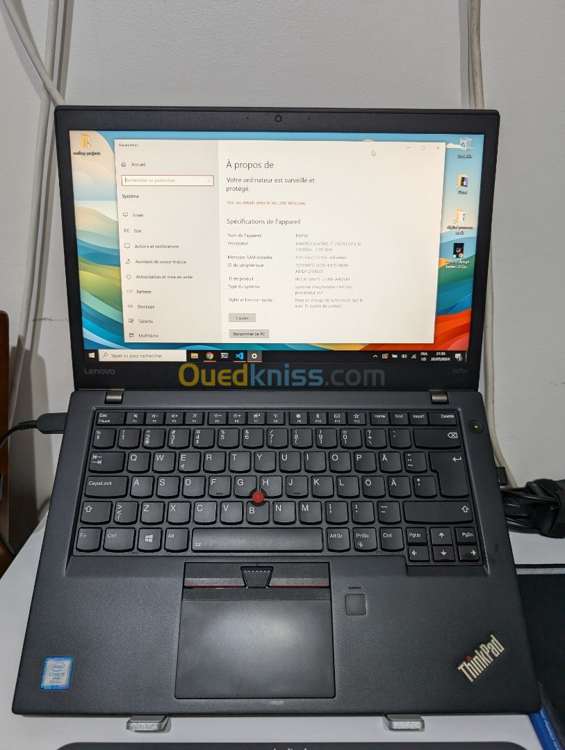 Thinkpad T470s i7 + *gratuit* écran Samsung