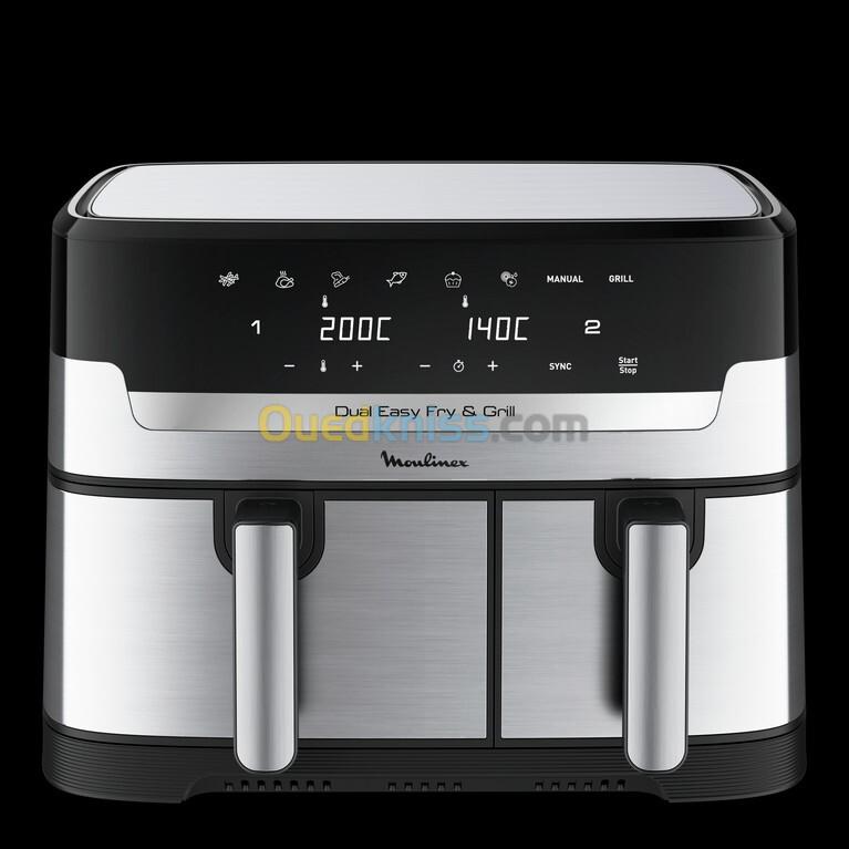 FRITEUSE MOULINEX DUAL EASY FRY & GRILL 8.3L 2IN1 EZ905D20 