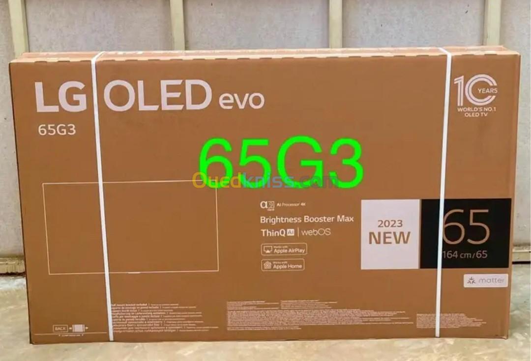 TV LG OLED EVO 65" G3 GALLERY EDITION SMART 4K 120FPS HDMI 2.1 EUROPÉEN 
