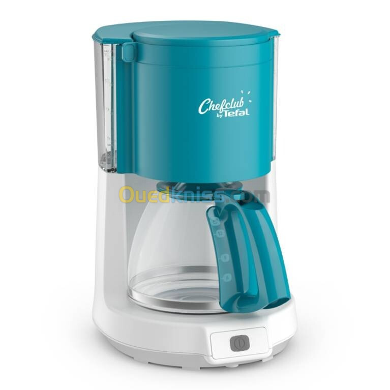 MACHINE À CAFÉ TEFAL CHEF CLUB BY TEFAL BLANC BLEU TURQUOISE 1.25L 15 TASSE CM276410 