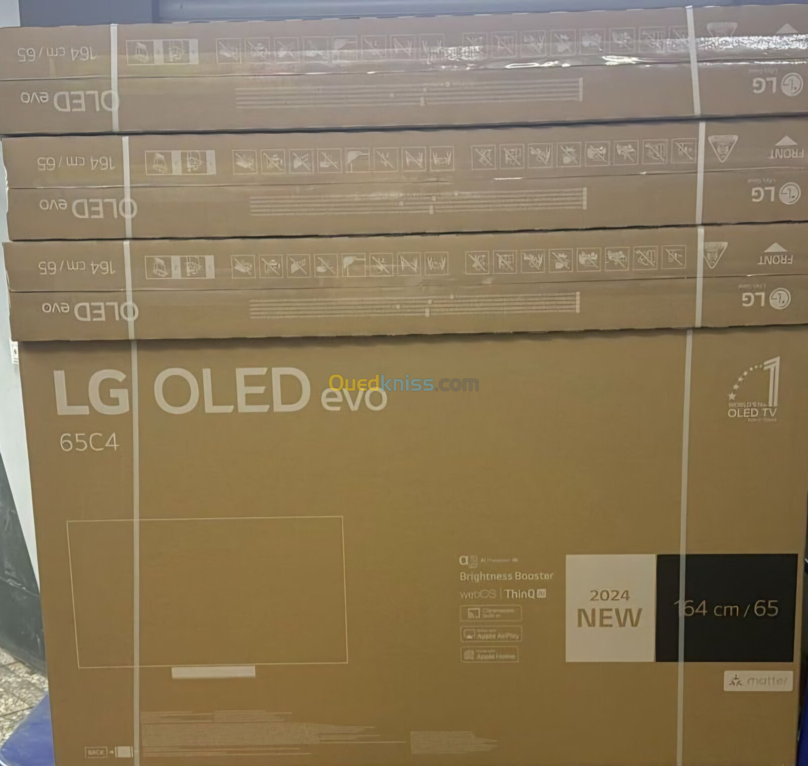 TV LG OLED EVO 65" C4 SMART 4K 144FPS HDMI 2.1 NEW 2024 EUROPÉEN 