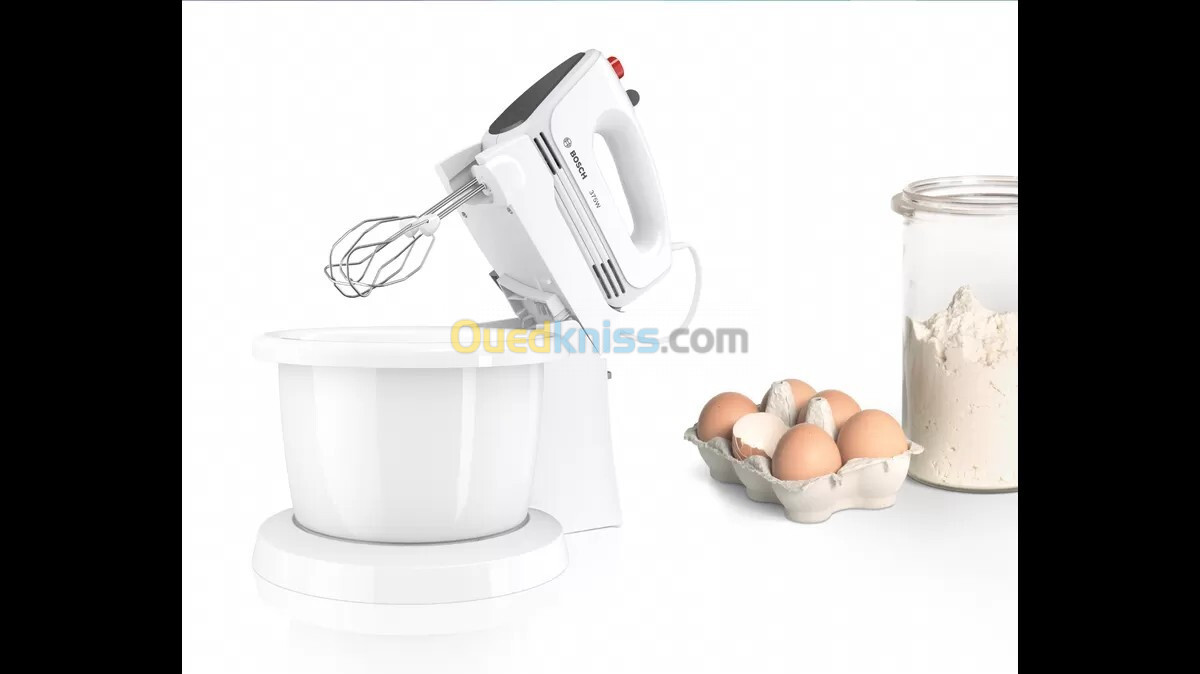 BATTEUR BOSCH CLEVER MIXX 375WATT AVEC BOL 4 VITESSE MFQ2600G EUROPÉEN 