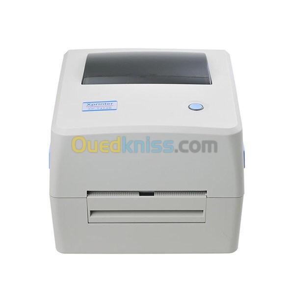 Imprimante thermique Xprinter XP-TT424B avec Ribon Largeur d'impression jusqu'à 108 mm