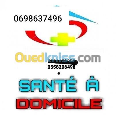 ممرض متنقل منزلي متخصص infirmier à domicile prélèvements sanguins à domicile  