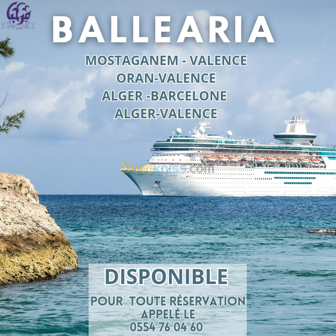 Billet Bateaux  ballearia