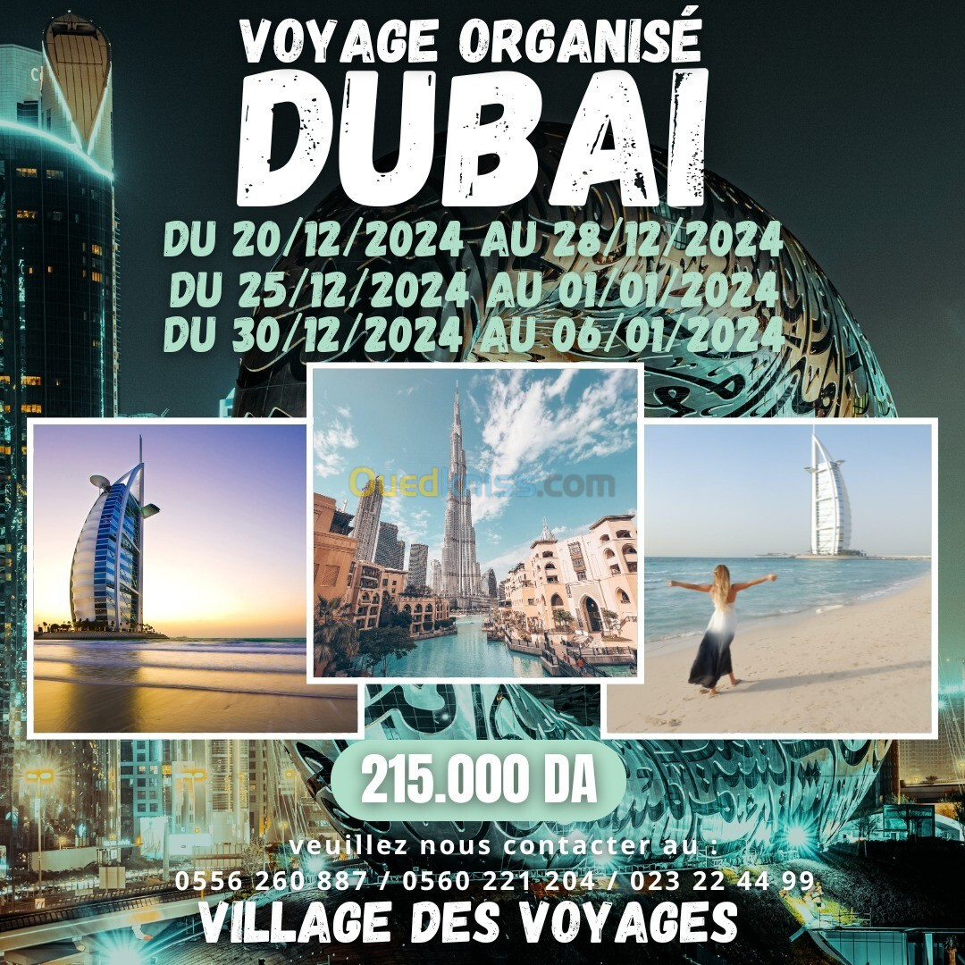 voyage organisé DUBAI DECEMBRE 