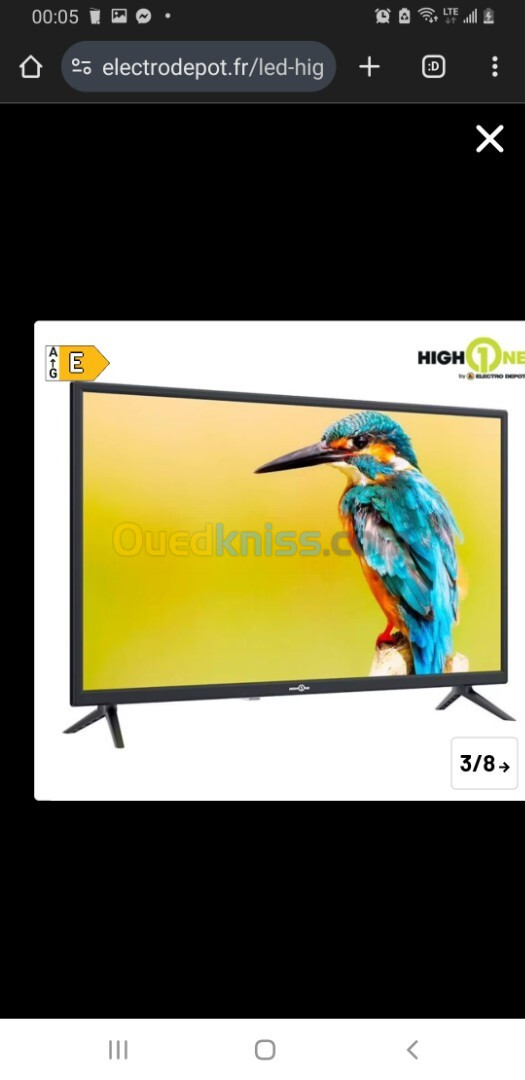 Tv 32" qualité d'mage incroyable machi smart avec pied et telecommande