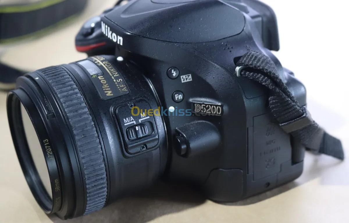 Nikon D5200 + objectif 50 mm 1.8 G