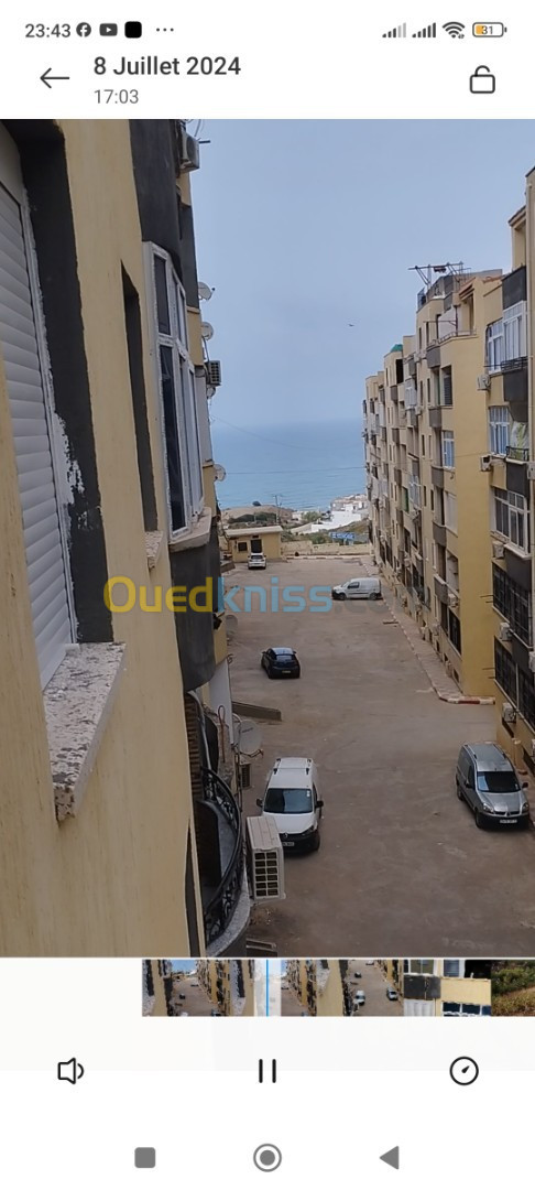 Vente Appartement F2 Tizi Ouzou Ait chaffaa