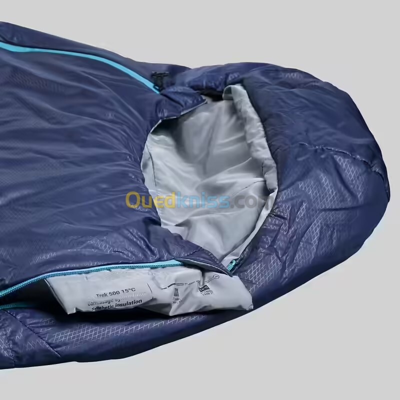 Sac de couchage de trekking - MT500 15 deg C - Polyester