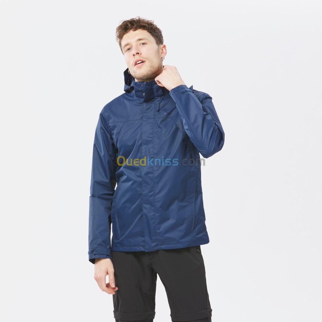 VESTE LÉGÈRE IMPERMÉABLE DE RANDONNÉE - MH100 - HOMME